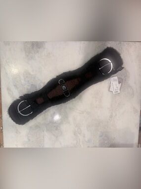 NEW Werner Christ Horse Contour Western Sheepskin Cinch Girth 26” (65cm) Brown